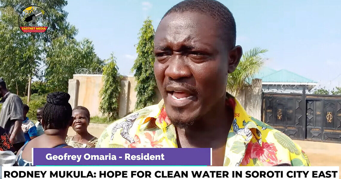 Rodney Akongel Mukula launches safe clean water program in Soroti City East